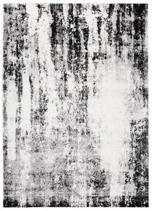 Makro Abra Moderní kusový koberec GRACE 3823A Abstraktní krémový světle šedý Rozměr: 80x150 cm