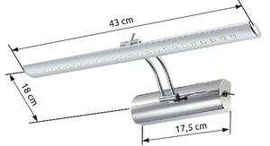 Globo 78301 LED nástěnné svítidlo Picture I 1x3W | 220lm | 4000K - nad obraz