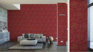 A.S. Création | Vliesová tapeta na zeď Asian Fusion 37470-1 | 0,53 x 10,05 m | červená, zlatá, černá