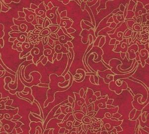 A.S. Création | Vliesová tapeta na zeď Asian Fusion 37470-1 | 0,53 x 10,05 m | červená, zlatá, černá