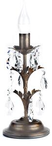 ONLI - Stolní lampa TERESA 1xE14/6W/230V bronzová