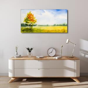 Obraz na plátně Obraz na plátně Abstrakce strom Sky
