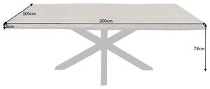 Jídelní stůl MAMMUT GALAXIE 200 CM šedý masiv akácie Nábytek | Jídelní prostory | Jídelní stoly | Všechny jídelní stoly