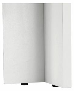 TEMPO Jídelní stůl, bílá / černá, 120x80 cm, KRAZ