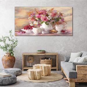 Obraz na plátně Obraz na plátně Abstrakce květiny cups