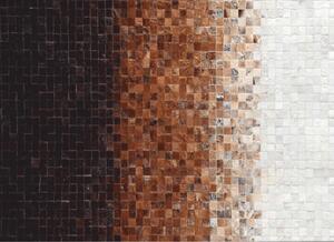 Luxusní koberec, pravá kůže, 140x200, KŮŽE TYP 7