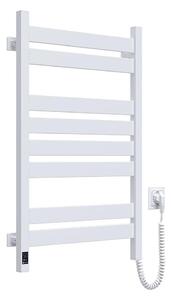 Elektrický sušák na ručníky s termostatem LARGO 168W 80x50 cm bílá pravá