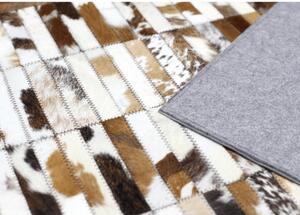 Luxusní koberec, pravá kůže, 69x140 cm, KŮŽE TYP 4