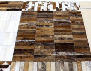 Luxusní koberec, pravá kůže, 69x140 cm, KŮŽE TYP 4