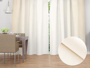 Biante Dekorační závěs TF-131 Šampaň bez vzoru - š. 150 cm 150x160 cm