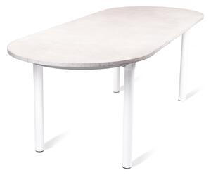 Švec beton betonový jídelní stůl Lotus - SoftSilver