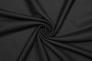 Kepr (Twill) směsový elastický - Černý