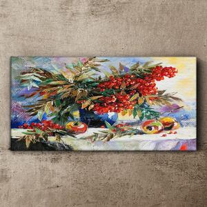 Obraz na plátně Obraz na plátně Abstrakce květiny ovoce