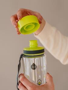 EQUA Green Leaves 400 ml a 600 ml ekologická plastová lahev na pití bez BPA Velikost varianty: 400 ml
