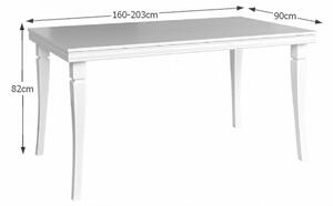 Jídelní stůl rozkládací 160x90 cm v dekoru sosna andersem TK2187