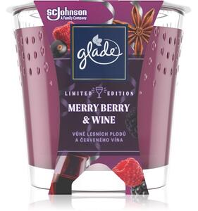 GLADE Merry Berry & Wine vonná svíčka 129 g