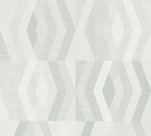 A.S. Création | Vliesová tapeta na zeď Geo Nordic 37533-4 | 0,53 x 10,05 m | bílá, šedá