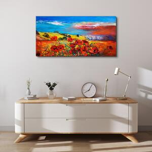 Obraz na plátně Obraz na plátně Moderní květiny Sky