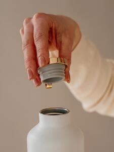 EQUA lahev z nerezové oceli Classy Thermo Snow White (680 ml) + Plastová lahev bez BPA Elephant (600 ml)