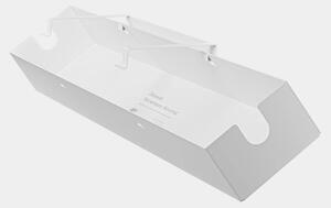 Organizér kabelů pod stůl Bílá / Velký (100 cm)
