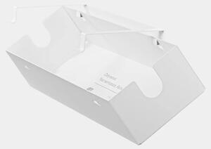 Organizér kabelů pod stůl Bílá / Malý (60 cm)