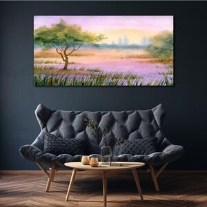 Obraz na plátně Obraz na plátně Akvarely stromu voda