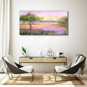 Obraz na plátně Obraz na plátně Akvarely stromu voda