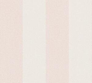 Vliesová tapeta na zeď New Elegance 37554-2 | 0,53 x 10,05 m | růžová, krémová | A.S. Création