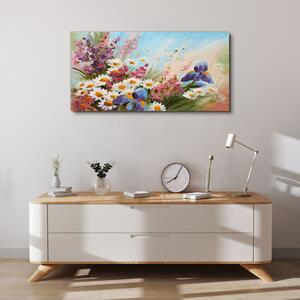 Obraz na plátně Obraz na plátně Malování květiny rostlina