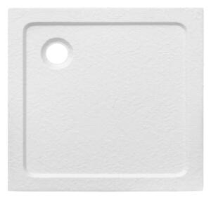BPS-koupelny Čtvercová akrylátová sprchová vanička SILK WH 80x80 bílá