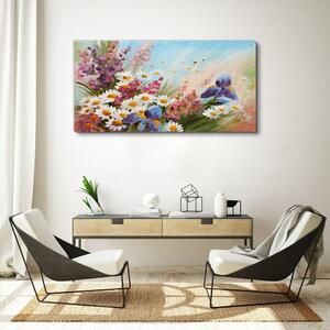 Obraz na plátně Obraz na plátně Malování květiny rostlina