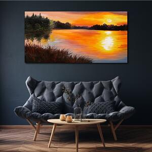 Obraz na plátně Obraz na plátně Lake Forest Sunset