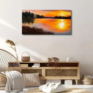 Obraz na plátně Obraz na plátně Lake Forest Sunset