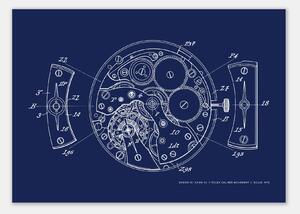ROLEX CALIBER MOVEMENT Dark Blue / A3