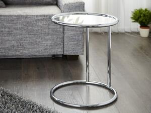Art Deco příruční stolek stříbrný