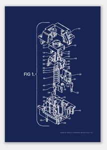 MECHANICAL SWITCH Dark Blue / A3