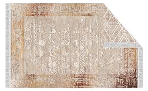 TEMPO Oboustranný koberec, béžová/vzor, NESRIN Rozměr: 80x150 cm