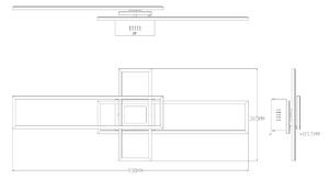 Zuma Line MS243 - LED Stm. svítidlo LUMENZ LED/55W/230V 3000-6000K černá/zl. +DO