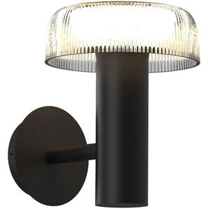 Zuma Line WT33111 - LED Solární nástěnná lampa BLUET LED/2,5W/2000mAh IP44 černá