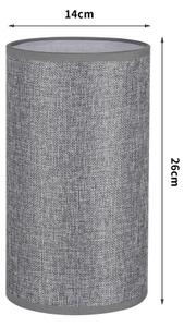 Brilagi - Stínidlo ke stolní lampě TABLON E27 pr. 14 cm šedá