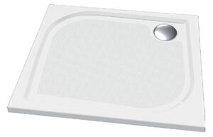 BPS-koupelny Sprchová vanička z litého mramoru - čtverec Noris SQ 90 (90x90x3 cm)