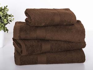XPOSE® Froté ručník VERONA - tmavě hnědý 50x90 cm