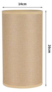 Brilagi - Stínidlo ke stolní lampě TABLON E27 pr. 14 cm béžová