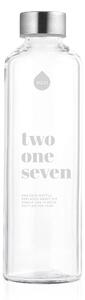 EQUA Mismatch Sand Sky 750 ml designová luxusní ekologická skleněná lahev na pití s plstěným obalem