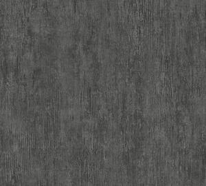 Vliesová tapeta na zeď Industrial 37746-6 | 0,53 x 10,05 m | černá, šedá, metalická | A.S. Création