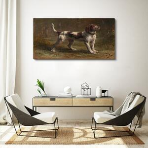 Obraz na plátně Obraz na plátně Moderní lesní zvířecí pes