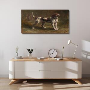 Obraz na plátně Obraz na plátně Moderní lesní zvířecí pes