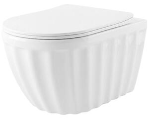 WC mísa bez splachovacího okruhu Rea Duo White