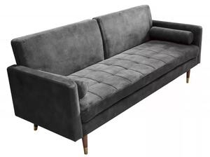 Pohovka COUTURE 195 CM šedá rozkládací Nábytek | Obývací pokoj | Sedací soupravy a pohovky | Pohovky | Rozkládací