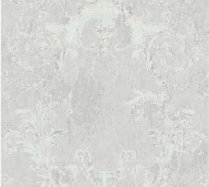 A.S. Création | Vliesová tapeta na zeď History of Art 37653-1 | 0,53 x 10,05 m | bílá, šedá